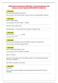 APEX Mocks Questions 2026&sol;2027 &vert; Actual Questions and&NewLine;Answers Latest Updated 2026&sol;2027 &lpar;Graded A&plus;&rpar;