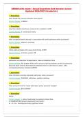 ARDMS echo exam &vert; Actual Questions And Answers Latest&NewLine;Updated 2026&sol;2027 &lpar;Graded A&plus;&rpar;
