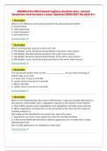 ARDMS Echo RDCS board registry practice test &vert; Actual&NewLine;Questions And Answers Latest Updated 2026&sol;2027 &lpar;Graded A&plus;