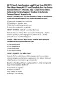 NUR 257 Exam 3 &ndash; Galen Concepts of Aging & Chronic Illness 2026&sol;2027 &vert; Galen College of Nursing NUR 257 Exam 3 Study Guide&comma; Exam Prep&comma; Practice Questions with Answers & Rationales&comma; Aging & Chronic Illness&comma; Diabetes&comma; Cardiovascular Disorders&comma; Respiratory D
