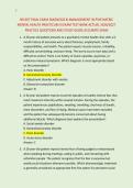 NR 607 FINAL EXAM DIAGNOSIS & MANAGEMENT IN PSYCHIATRIC &NewLine;MENTAL HEALTH PRACTICUM III EXAM TEST BANK ACTUAL 2026&sol;2027 &NewLine;PRACTICE QUESTIONS AND STUDY GUIDE ACCURATE EXAM