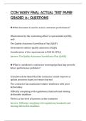 CON 1400V FINAL ACTUAL TEST PAPER&NewLine;GRADED A&plus; QUESTIONS&NewLine;