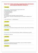 Basics Test 1 keiser university&vert; Actual Questions and Answers&NewLine;Latest Updated 2026&sol;2027 &lpar;Graded A&plus;&rpar;Basics Test 1 keiser university&vert; Actual Questions and Answers&NewLine;Latest Updated 2026&sol;2027 &lpar;Graded A&plus;&rpar;
