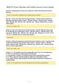 MQM 227 Exam 2 Questions with Verified Answers &lpar;Correct Update&rpar;