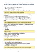 MQM 227 Test &num;1 Questions with Verified Answers &lpar;Correct Update&rpar;