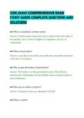 CON 3990V COMPREHENSIVE EXAM&NewLine;STUDY GUIDE COMPLETE QUESTIONS AND&NewLine;SOLUTIONS
