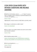 CON 3990V EXAM PAPER WITH&NewLine;DETAILED QUESTIONS AND RELIABLE&NewLine;ANSWERS&NewLine;