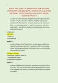 NUR 635 FINAL REVIEW TYLER&sol;SARHAN EXAM BANK AND A NEW &NewLine;UPDATED STUDY GUIDE 2026&sol;2027 ALL COMPLETE ACTUAL QUESTIONS &NewLine;AND CORRECT VERIFIED ANSWERS &lpar;A NEW UPDATED VERSION&rpar; &NewLine;&vert;GUARANTEED PASS A&plus;A 