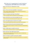 NACE CIP Level 1&colon; Coating Inspection&comma; Corrosion&comma; Standards &&NewLine;Testing Questions with Verified Answers &lpar;Correct Update&rpar;