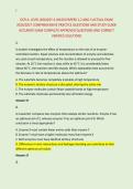 OCR A- LEVEL BIOLOGY A &lpar;H420&rpar; PAPERS 1&comma;2 AND 3 ACTUAL EXAM &NewLine;2026&sol;2027 COMPREHENSIVE PRACTICE QUESTIONS AND STUDY GUIDE &NewLine;ACCURATE EXAM COMPLETE APPROVED QUESTIONS AND CORRECT &NewLine;VERIFIED SOLUTIONS