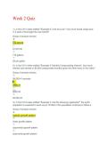 Week 2 Quiz&colon; Math &vert; Math Study Guide&comma; Practice Questions&comma; Answers & Exam Review 2026&sol;2027