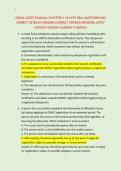 OMVIC LATEST EXAM ALL CHAPTERS 1-18 WITH REAL QUESTIONS AND &NewLine;CORRECT DETAILED ANSWERS &lpar;CORRECT VERIFIED ANSWERS&rpar; LATEST &NewLine;UPDATED VERSION &vert;ALREADY A GRADED 