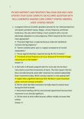 PN 3003 MATERNITY AND PEDIATRICS FINAL EXAM 2026 AND A NEW &NewLine;UPDATED STUDY GUIDE COMPLETE 100 ACCURATE QUESTIONS WITH &NewLine;WELL ELABORATED ANSWERS &lpar;100&percnt; CORRECT VERIFIED ANSWERS&rpar; &NewLine;LATEST UPDATED VERSION