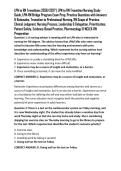 LPN to RN Transitions 2026&sol;2027 &vert; LPN to RN Transition Nursing Study Guide&comma; LPN-RN Bridge Program Exam Prep&comma; Practice Questions with Answers & Rationales&comma; Transition to Professional Nursing&comma; RN Scope of Practice&comma; Clinical Judgment&comma; Nursing Process&comma; Leader