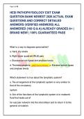 HESI Pathophysiology Exit Exam Question Bank &lpar;Latest 2026&rpar; &vert; 160 Verified Q&As & Detailed Rationales