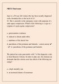 NR511 Final Exam Study Guide 2026 &vert; Nursing Exam Review Questions & Answers