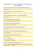 Tech in Surgery NCCT Practice Test Questions with Verified Answers&NewLine;&lpar;Correct Update&rpar;