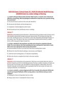 NUR 253 Exam 3 Actual Exam V2 &vert; NUR 253 Mental Health Nursing &NewLine;&lpar;NUR253 Exam 3&rpar; &vert; Galen College of Nursing 