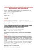 NUR 253 Final Exam Actual Exam V2 &vert; NUR 253 Mental Health Nursing &NewLine;&lpar;NUR253 Final Exam&rpar; &vert; Galen College of Nursing