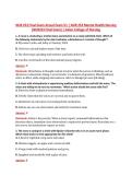 NUR 253 Final Exam Actual Exam V1 &vert; NUR 253 Mental Health Nursing &NewLine;&lpar;NUR253 Final Exam&rpar; &vert; Galen College of Nursing 
