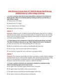 NUR 253 Exam 4 Actual Exam V1 &vert; NUR 253 Mental Health Nursing &NewLine;&lpar;NUR253 Exam 4&rpar; &vert; Galen College of Nursing 