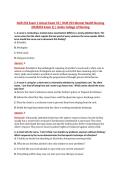 NUR 253 Exam 1 Actual Exam V2 &vert; NUR 253 Mental Health Nursing &NewLine;&lpar;NUR253 Exam 1&rpar; &vert; Galen College of Nursing 