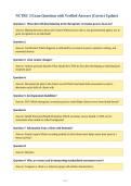 NCTRC 3 Exam Questions with Verified Answers &lpar;Correct Update&rpar;