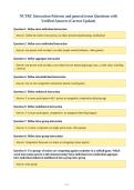 NCTRC Interaction Patterns and general terms Questions with&NewLine;Verified Answers &lpar;Correct Update&rpar;