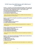 NCTRC Practice Exam &lpar;2026&rpar; Questions with Verified Answers&NewLine;&lpar;Correct Update&rpar;