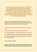 ATI PN MENTAL HEALTH EXAM &sol; APPROVED PN ATI MENTAL &NewLine;HEALTH PROCTORED RETAKE 2026&sol;2027 EXAM WITH NGN &NewLine;COMPREHENSIVE TEST BANK AND HIGH YIELD PRACTICE &NewLine;QUESTIONS ACCURATE EXAM COMPLETE APPROVED QUESTIONS &NewLine;WITH WELL ELABORATED SOLUTIONS AND DETAILED&NewLine;RAT