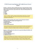 NCTRC Practice Exam Questions with Verified Answers &lpar;Correct&NewLine;Update&rpar;