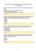 Study Guide for NCTRC exam Questions with Verified Answers&NewLine;&lpar;Correct Update&rpar;