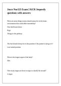 Joyce Nur125 Exam 2 KCR Jeopordy questions with answers