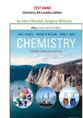 Test Bank for Chemistry&comma; 4th Canadian Edition by John Olmsted&comma; Gregory Williams Chapter 1-22 &vert; All Chapters 