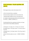 Excel Assessment &ndash; Practice questions with answers&period;