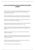 AHA ACLS EXAM UPDATED ACTUAL QUESTIONS AND CORRECT&NewLine;ANSWERS