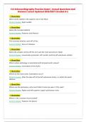 CCI Echocardiography Practice Exam &vert; Actual Questions And&NewLine;Answers Latest Updated 2026&sol;2027 &lpar;Graded A&plus;&rpar;