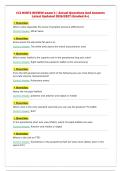 CCI HINTS REVIEW exam 2 &vert; Actual Questions And Answers&NewLine;Latest Updated 2026&sol;2027 &lpar;Graded A&plus;&rpar;