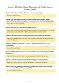 Network&plus; 8th Edition Chapter 2 Questions with Verified Answers&NewLine;&lpar;Correct Update&rpar;