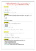 CCPR 2026&sol;2027 NNP Test &vert; Exam Actual Questions and&NewLine;Answers Latest Updated 2026&sol;2027 &lpar;Graded A&plus;&rpar;