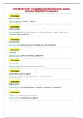 CEN EXAM Prep &vert; Actual Questions and Answers Latest&NewLine;Updated 2026&sol;2027 &lpar;Graded A&plus;&rpar;
