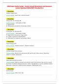 CEN Exam Study Guide &vert; Exam Actual Questions and Answers&NewLine;Latest Updated 2026&sol;2027 &lpar;Graded A&plus;&rpar;
