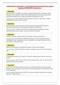 CEN practice questions &vert; Actual Questions and Answers Latest&NewLine;Updated 2026&sol;2027 &lpar;Graded A&plus;&rpar;&NewLine;