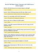 Network&plus; 8th Edition Chapter 5 Questions with Verified Answers&NewLine;&lpar;Correct Update&rpar;