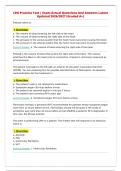 CEN Practice Test &vert; Exam Actual Questions And Answers Latest&NewLine;Updated 2026&sol;2027 &lpar;Graded A&plus;&rpar;