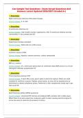 Cen Sample Test Questions &vert; Exam Actual Questions And&NewLine;Answers Latest Updated 2026&sol;2027 &lpar;Graded A&plus;&rpar;
