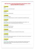 CEN Test Prep &vert; Exam Actual Questions And Answers Latest&NewLine;Updated 2026&sol;2027 &lpar;Graded A&plus;&rpar;