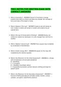 TNCC NOTES FOR WRITTEN EXAM WITH CORRECT ANSWERS&sol;2025-2026