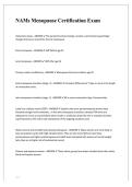 NAMs Menopause Certification Exam Study Guide &ndash; Practice Questions and Answers
