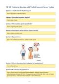 NR 328 - Endocrine Questions with Verified Answers &lpar;Correct Update&rpar;
